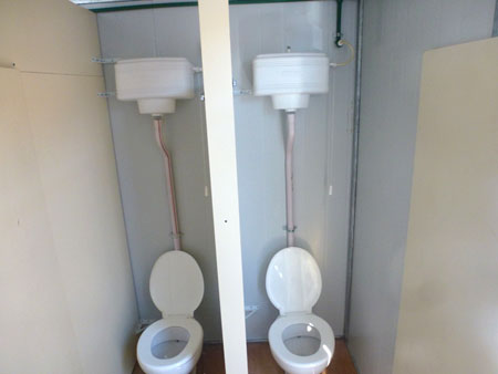 Módulos Sanitarios 2 x 2.50 mts.