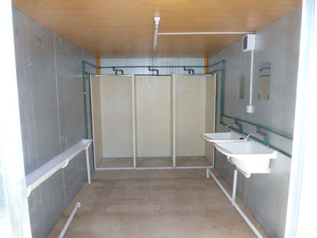 Módulos Sanitarios 2 x 2.50 mts.